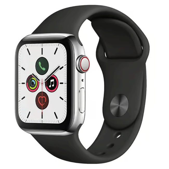 Apple Watch Series 5 44mm Titanium Cellular | Unlocked Silver