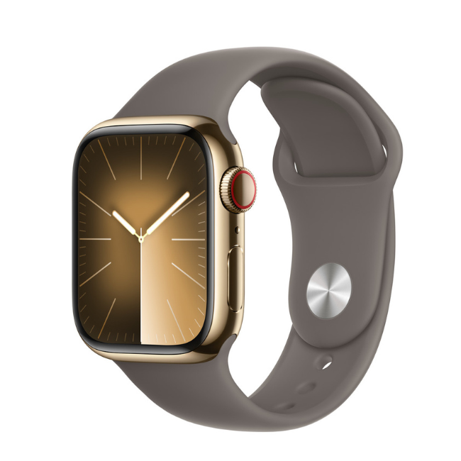 Refurbished Apple Watch Series 9 45mm Cellular Stainless Steel | Unlocked Gold
