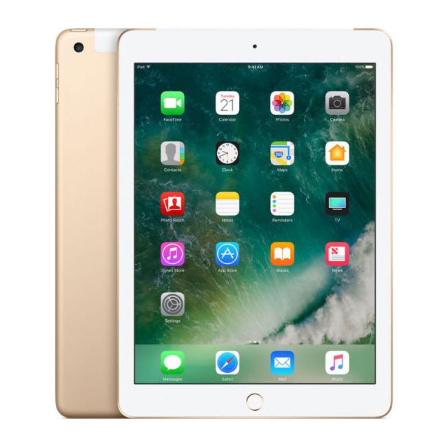 Refurbished iPad 5 (2017) 32GB Wi-Fi + Cellular | Unlocked Gold