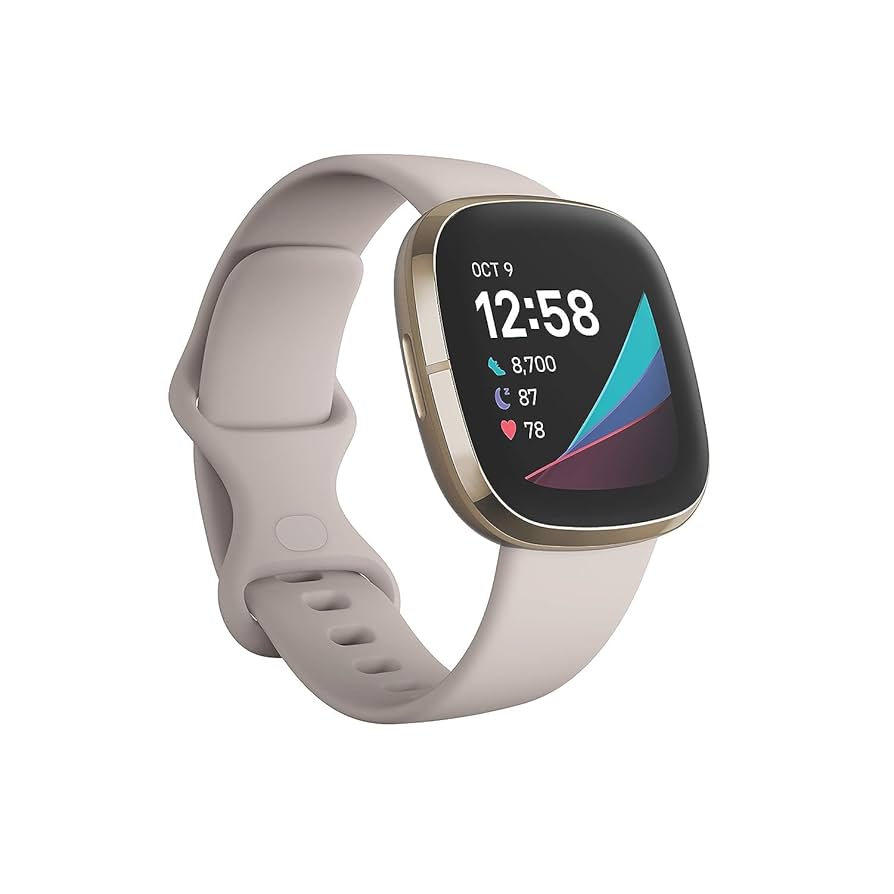 Fitbit Versa 4 Gold White