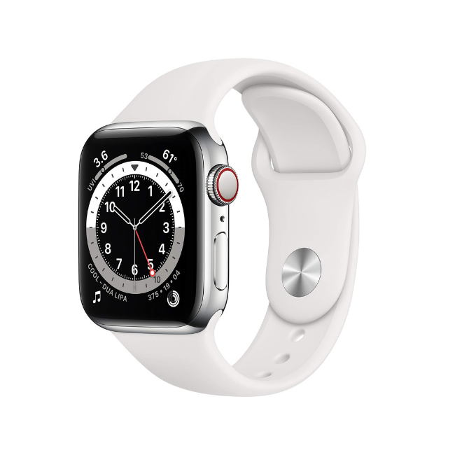 Apple Watch Series 6 40mm Cellular Stainless Steel | Unlocked Silver