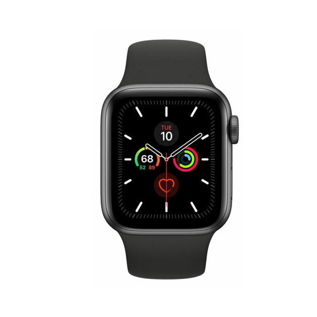 Refurbished Apple Watch Series 5 44mm Stainless Steel Cellular | Unlocked Black