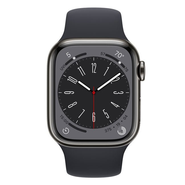 Refurbished Apple Watch Series 8 45mm Cellular Stainless Steel | Unlocked Space Grey
