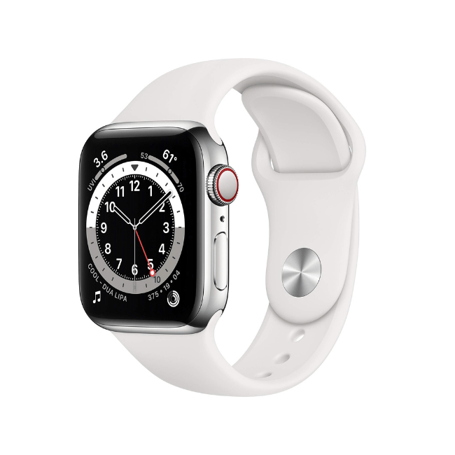 Refurbished Apple Watch Series 6 40mm Cellular Stainless Steel | Unlocked Silver