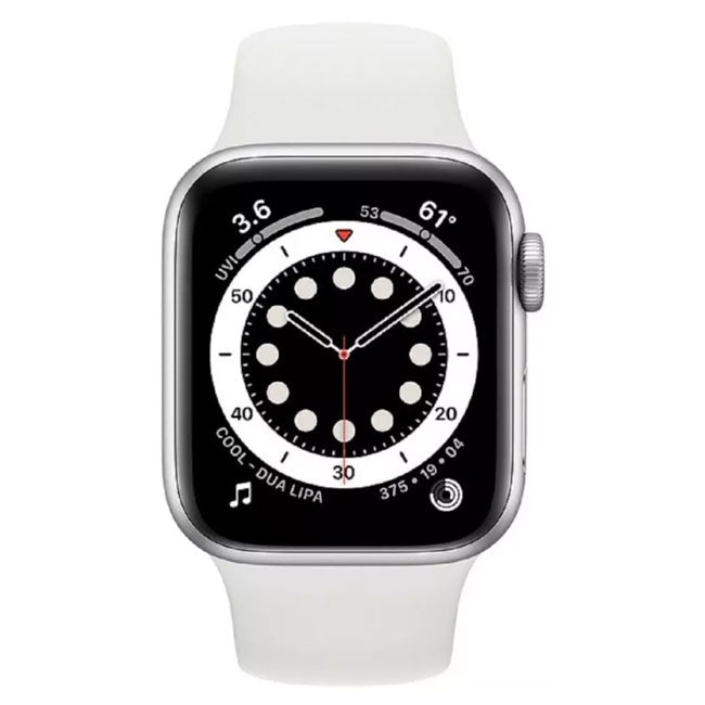Refurbished Apple Watch Series 6 44mm Cellular Stainless Steel | Unlocked Silver