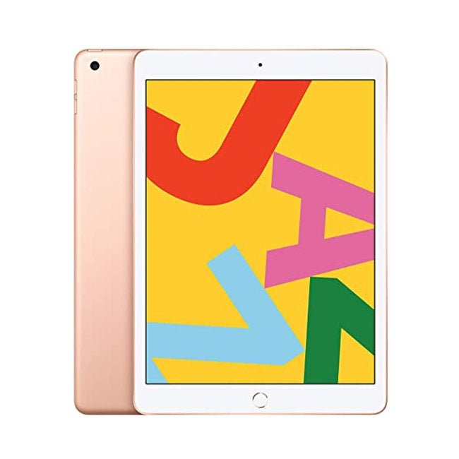 Refurbished iPad 7 (2019) 128GB Wi-Fi + Cellular | Unlocked Gold