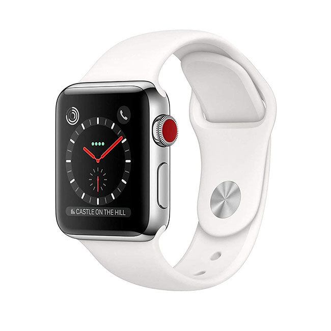 Apple Watch Series 3 38mm GPS + Cellular Stainless Steel (Unlocked) - RefurbPhone