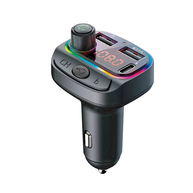 C14 Car FM Transmitter MP3 Player Black New